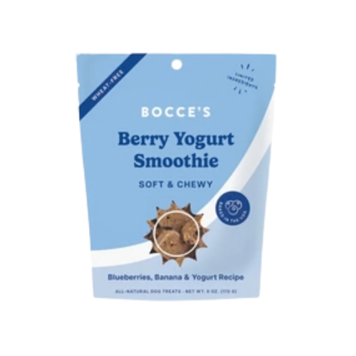 Bocce Berry Yogurt Smoothie Soft & Chewy Dog Treats 6 oz