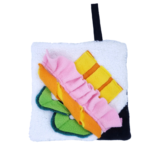 A&E Nibbles Sushi Rollup Snuffle Mat for Small Animals 